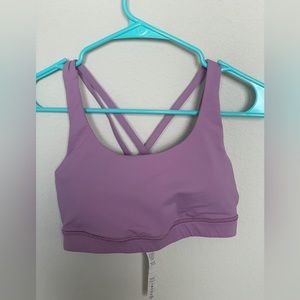 LULULEMON energy bra DUSTY PURPLE